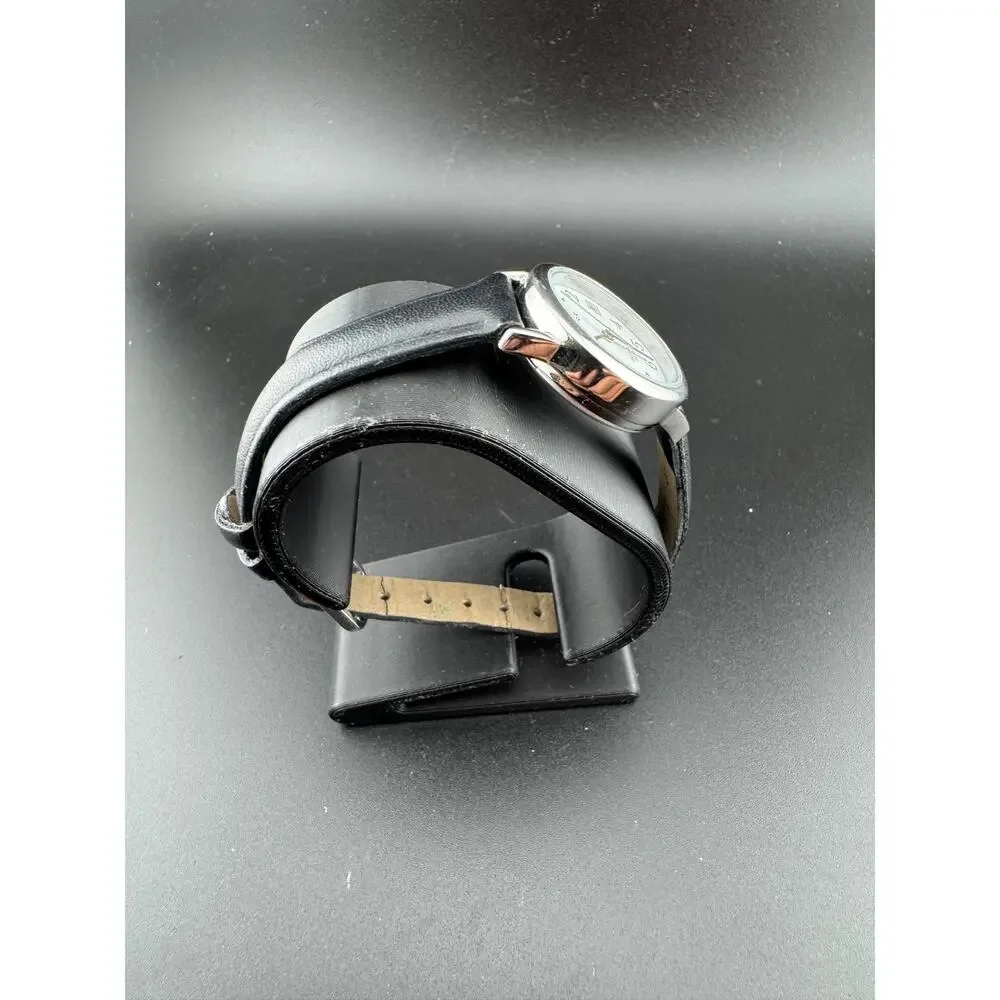 Timex Indiglo Ladies Watch White Dial Date Black Leather